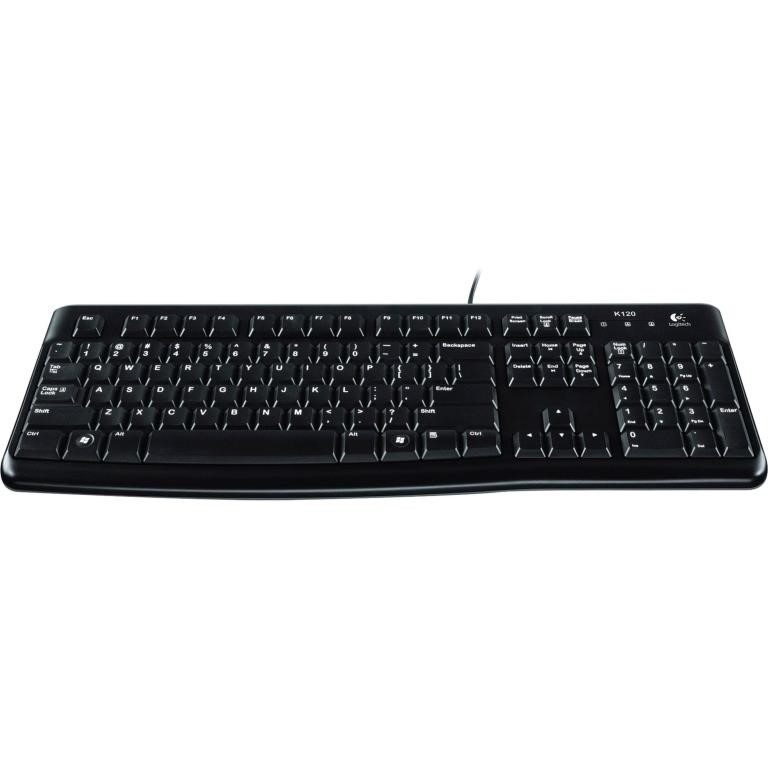 Logitech K120 Wired Keyboard for Windows, USB...