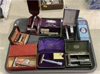 Amazing tray lot of vintage razors - most in the