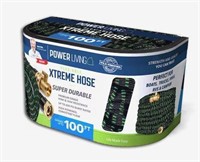 $50  Xtreme Hose 1-in x 100-ft Black Rubber
