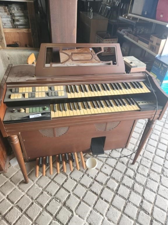 Vintage Wurlitzer Organ  Approx 43" Wide, 36"