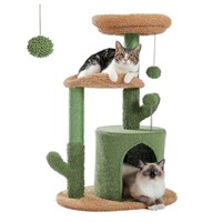 PAWZ Road Cat Tree 32 Inches Cactus Cat Tower...