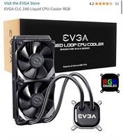 EVGA CLC 240 Liquid CPU Cooler RGB