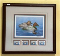 Waterfowl print signed by the artist and