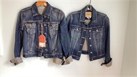 Two jean jackets - one is size 2 and the other is