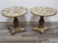 Pair of Mexican Arturo Pani-style side tables