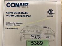 conair alarm clock radio with usb charging port