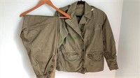 Vintage military jacket - no size given but looks