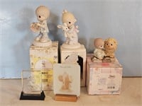 PRECIOUS MOMENTS FIGURINES WITH BOXES