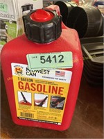 1 gallon gasoline canister (dented)