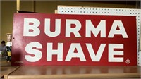 Vintage Burma-Shave sign measures 39 x 16. 1733