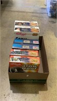 Six cereal boxes - all unopened and all featuring