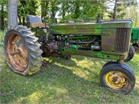 John Deere model 50 tractor