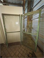 2 Vintage Screened Windows- approx 25" x 66"