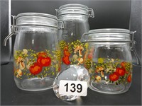 Vintage Spice of Life canister set (3)