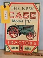 16 INCH X 11 INCH METAL CASE TRACTOR SIGN