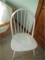 White Spindle Back Chair