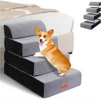 LOOBANI Dog Stairs for Small Dogs, 4 Tiers...