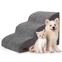 3 Tiers Dog Stairs and Ramp for Small Dogs,...