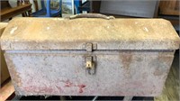rusted toolbox w/contents