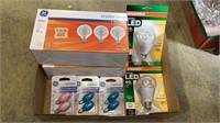 Box includes 260 W LED light bulbs, two boxes of