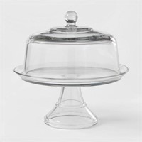 Classic Glass Cake Stand with Dome - Threshold