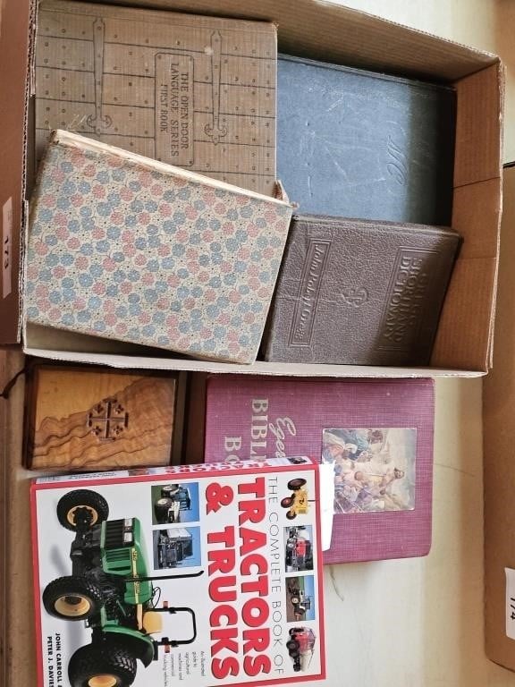 EARLY BOOKS, ELSON READER,  EVE CURIE & TRACTOR