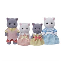 Calico Critters Persian Cat Family  Set of 4...
