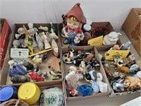 SEVERAL FIGURINES IN 5 BOXES ALL FOR 1 MONEY
