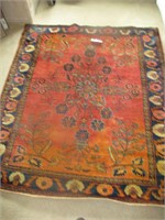 Rug-Faded on one side