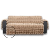 Snugglesinto Soft Faux Fur Sofa Cover Thick...