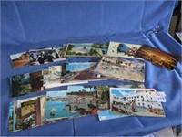 vintage postcards .