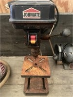 Jobmate Drill Press. Rusty but reliable. 110V