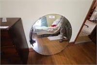Round Mirror, 36", Bevelled Glass