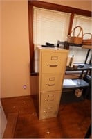 Two HON Four Drawer File Cabinets