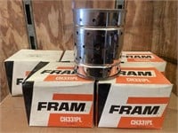 Lot of six Fram CH331PL Oil Filters.