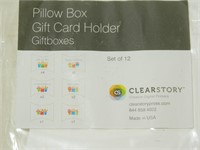 New Gift Card Pillow Boxes - 12 Count