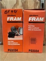 Two Fram PG3334 Oil Filters.