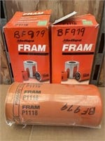 Three Fram P1118 Oil Filters.