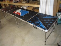beer pong table .