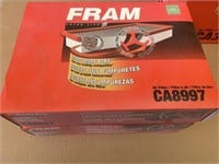 Two Fram CA8997 Air Filters.