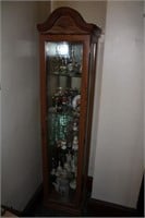 CURIO CABINET WITH CONTENTS