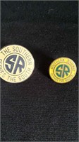 2  Southern Railway Service/Lapel Pins