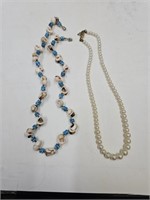 Napier Pearl Necklace & Turquoise & Shell