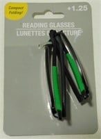 New Folding Reader Glasses +1.25