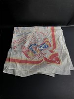 Vintage California Cities Linen Tea Towel