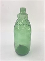 Vtg Green Glass Bottle