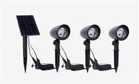 $24  Portfolio 25-Lumen Black Solar LED Spot Light