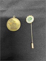 Southern Railroad Tie pin and Key Chain