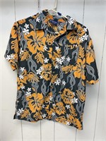 Vintage Sideout Large Button-Up Hawaiian Style