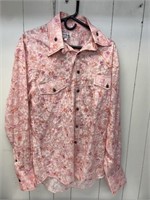 Angelino XL Sheer Button-Up Long Sleeve Floral